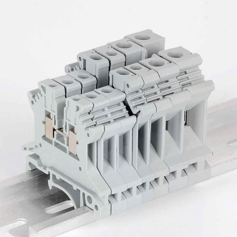 Barrier Electrical DIN Rail Terminal Block Connector, Pluggable Screw Electric Terminal Block