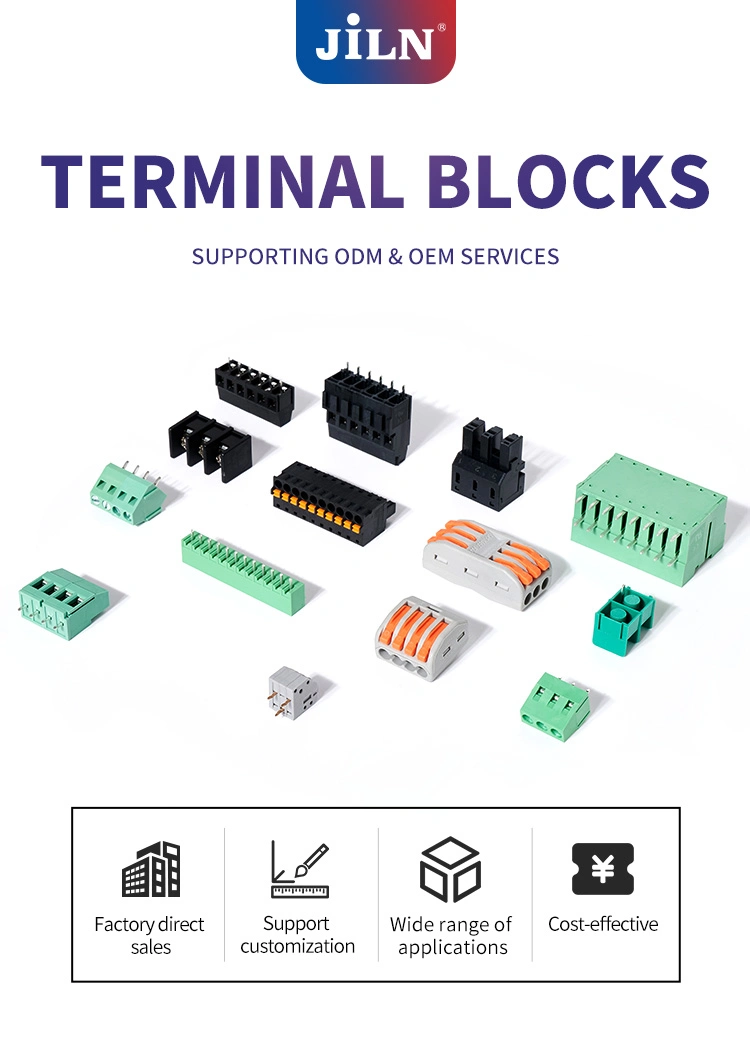 Custom China Manufacturer Jl2edgkf-5.0 Pluggable Terminal Block Connector